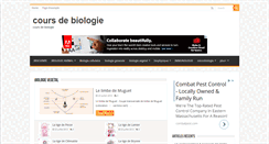 Desktop Screenshot of coursbiologie.net